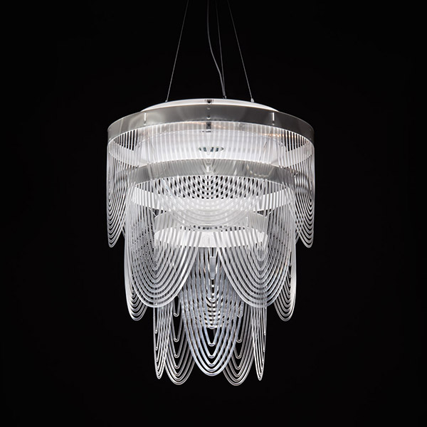 картинка Современные подвесные светильники Подвесной светильник SLAMP Ceremony CERSOVSWHT01T00000EU