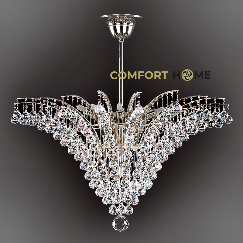 картинка Хрустальные люстры Хрустальная люстра ArtGlass NEDA II. NICKEL CE