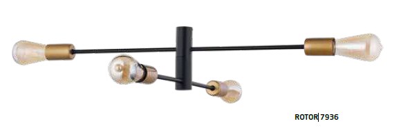 картинка Современные Потолочный светильник Nowodvorski Rotor 7936