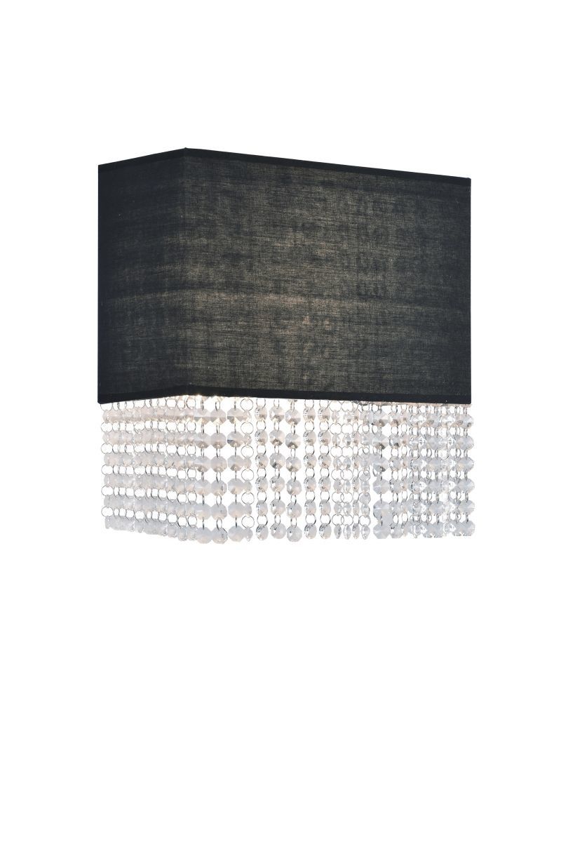картинка Бра с абажуром Бра Azzardo Glamour Wall 113715 AP2 BK AZ1587