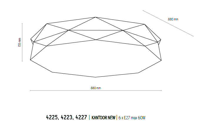 картинка Современные Светильник потолочный TK Lighting Kantoor New 4225