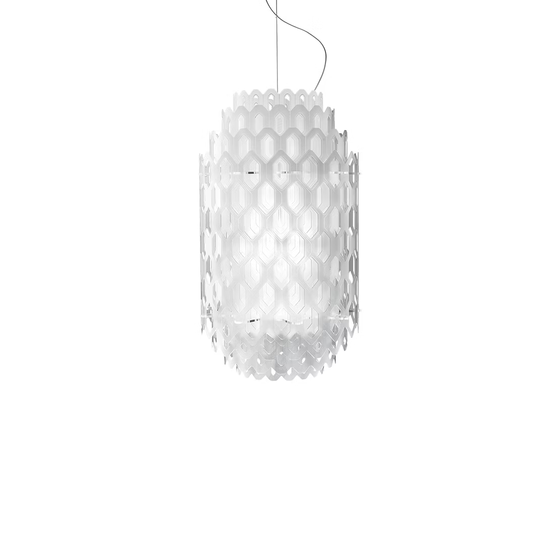 картинка Современные подвесные светильники Подвесной светильник SLAMP Chantal M CHNSM00WHT01T00E27EU
