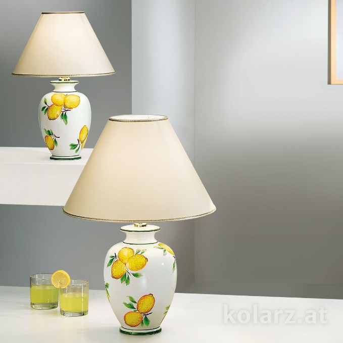 картинка Настольные лампы с абажуром Настольная лампа Kolarz Giardino Lemone 0014.71