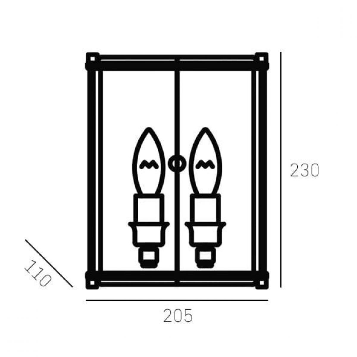 картинка Современные бра Бра CosmoLight New York W02899CH