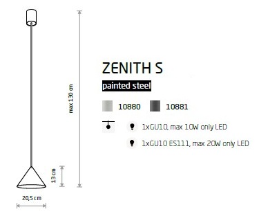 картинка Современные подвесные светильники Подвесной светильник Nowodvorski Zenith S 10880