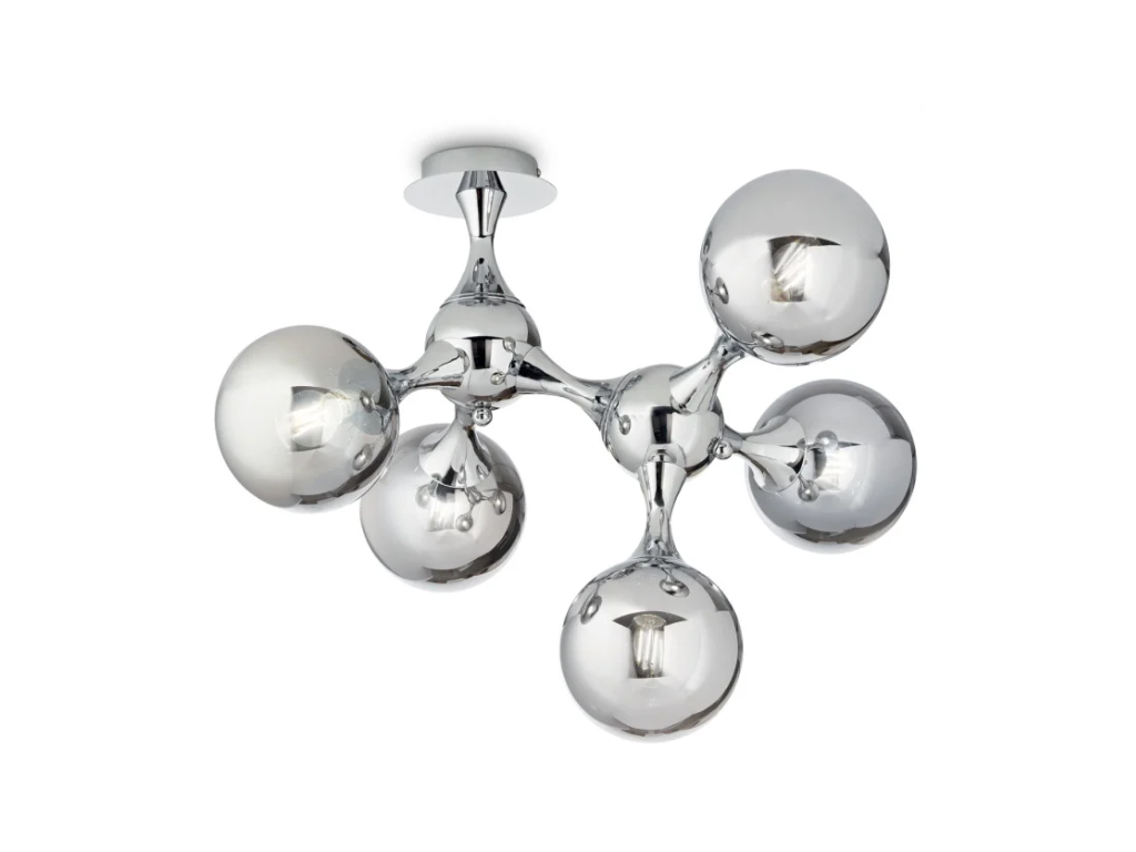 картинка Современные Светильиник потолочный Ideal Lux Nodi Cromo 200484 PL5