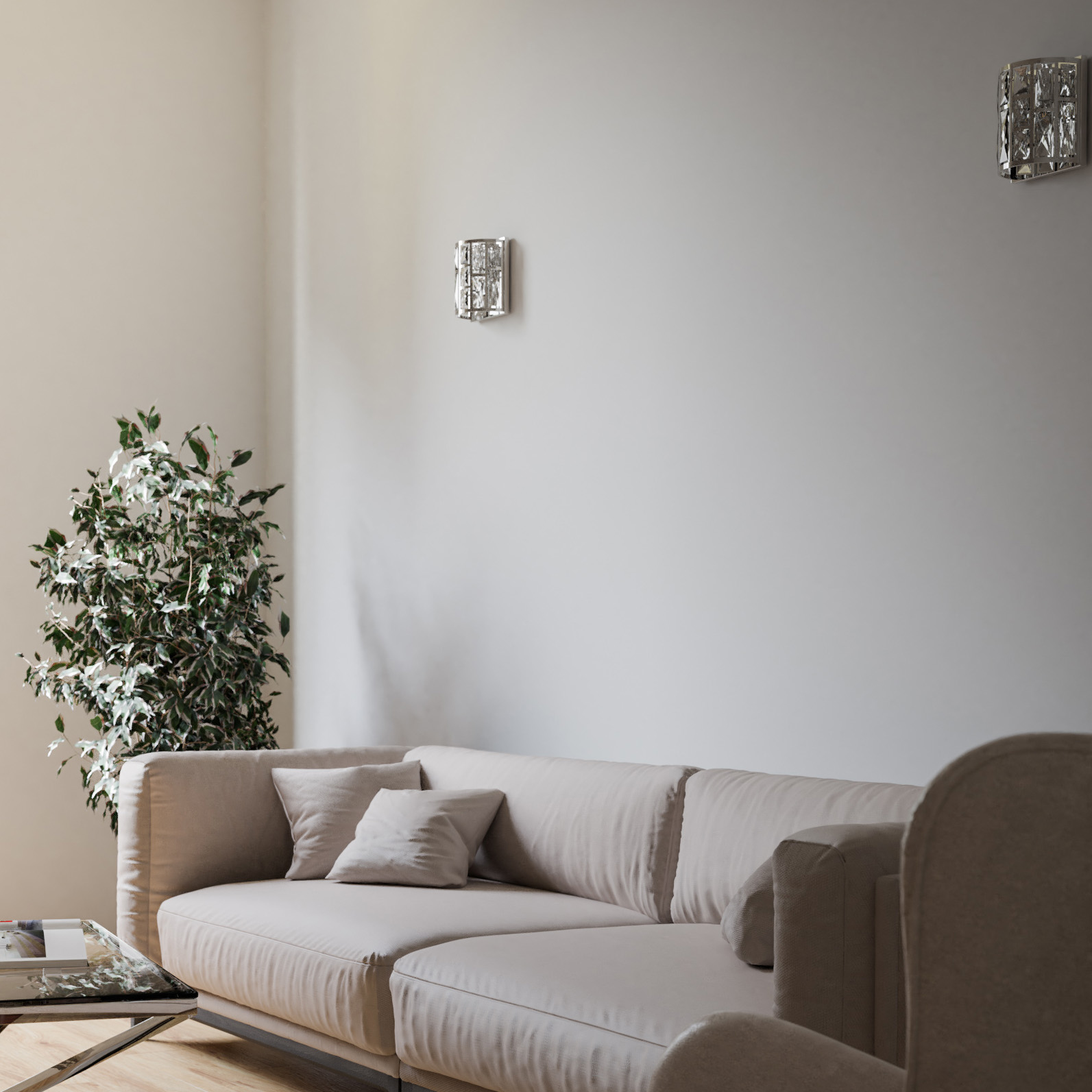 картинка Хрустальные бра Бра CosmoLight Kyiv W02872CH