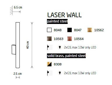картинка Светодиодные бра Бра Nowodvorski Laser Wall 10562