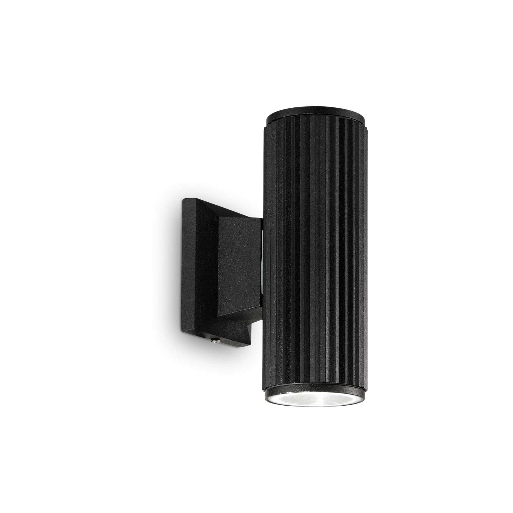 картинка Уличные настенные светильники Настенный уличный светильник Ideal Lux Base 129433 AP2 Nero