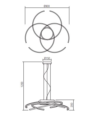 картинка Современные подвесные светильники Подвес REDO 01-1812 Alien