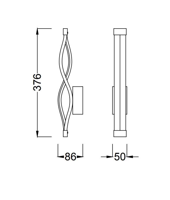картинка Современные бра Бра Mantra Sahara 5816 touch dimmer