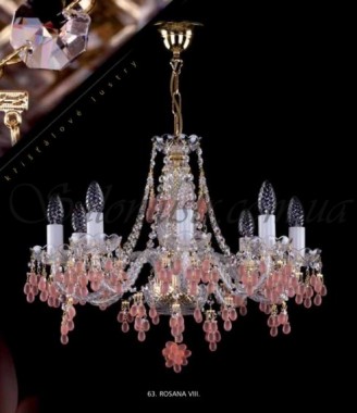 картинка Хрустальные люстры Люстра хрустальная Artglass ROSANA III. color