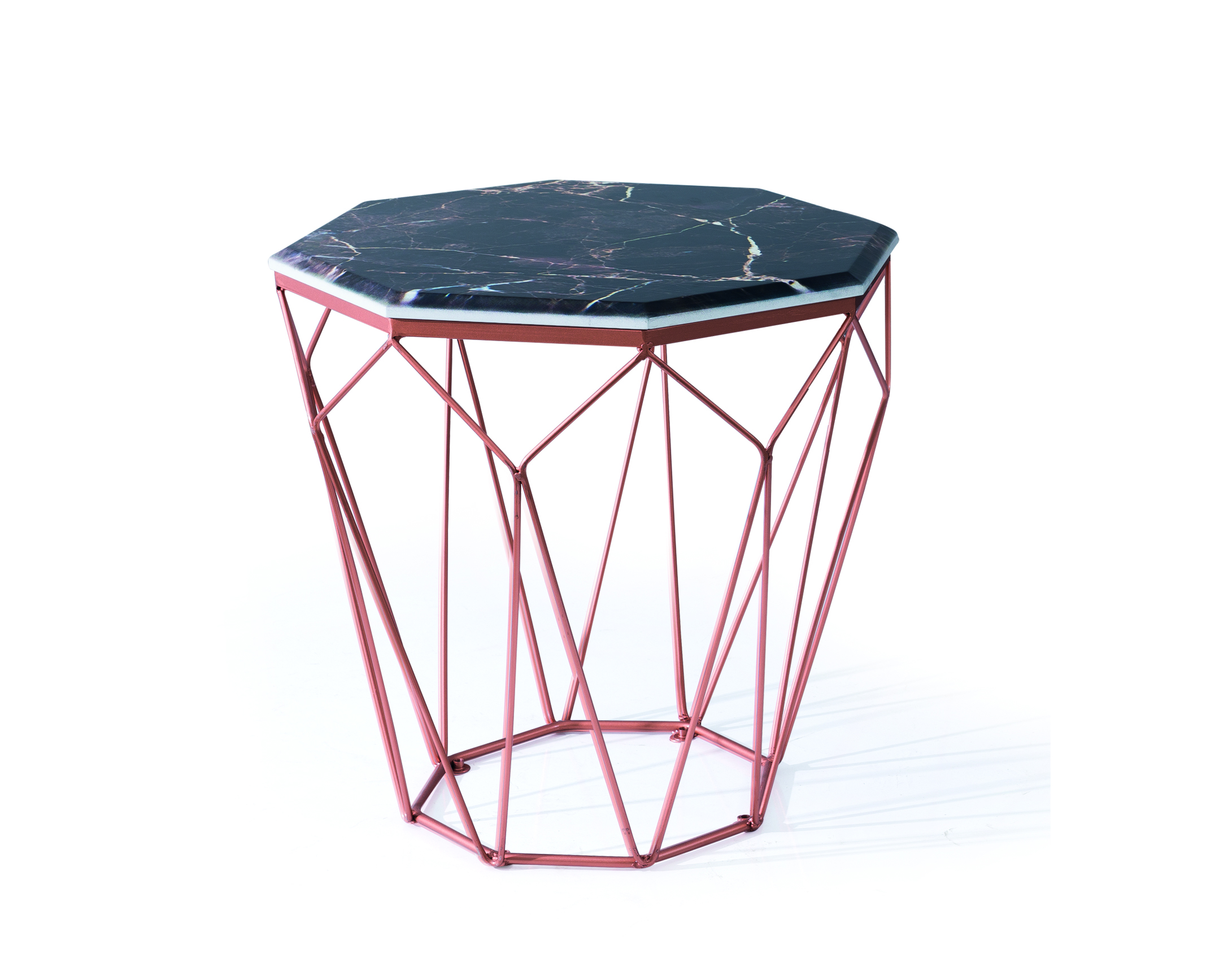 картинка Столики Столик приставной LEGNOStill Hexagon copper