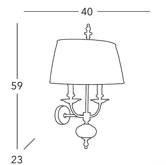 картинка Бра в классическом стиле Бра Kolarz Ascot 0195.62L.4