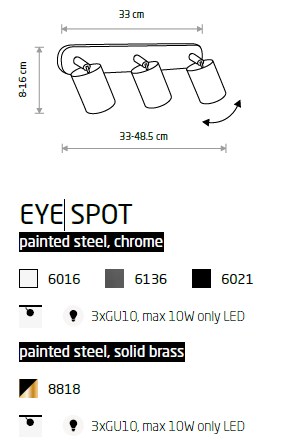 картинка Современные Потолочный светильник Nowodvorski Eye Spot 8818