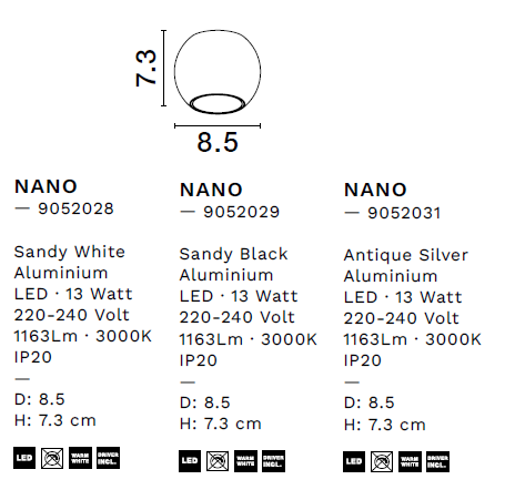 картинка Точечные светильники Точечный світильник NOVA LUCE Nano 9052031