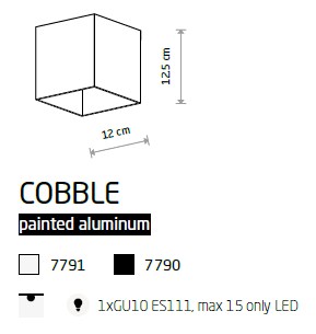 картинка Накладные светильники Накладной светильник Nowodvorski Cobble 7791