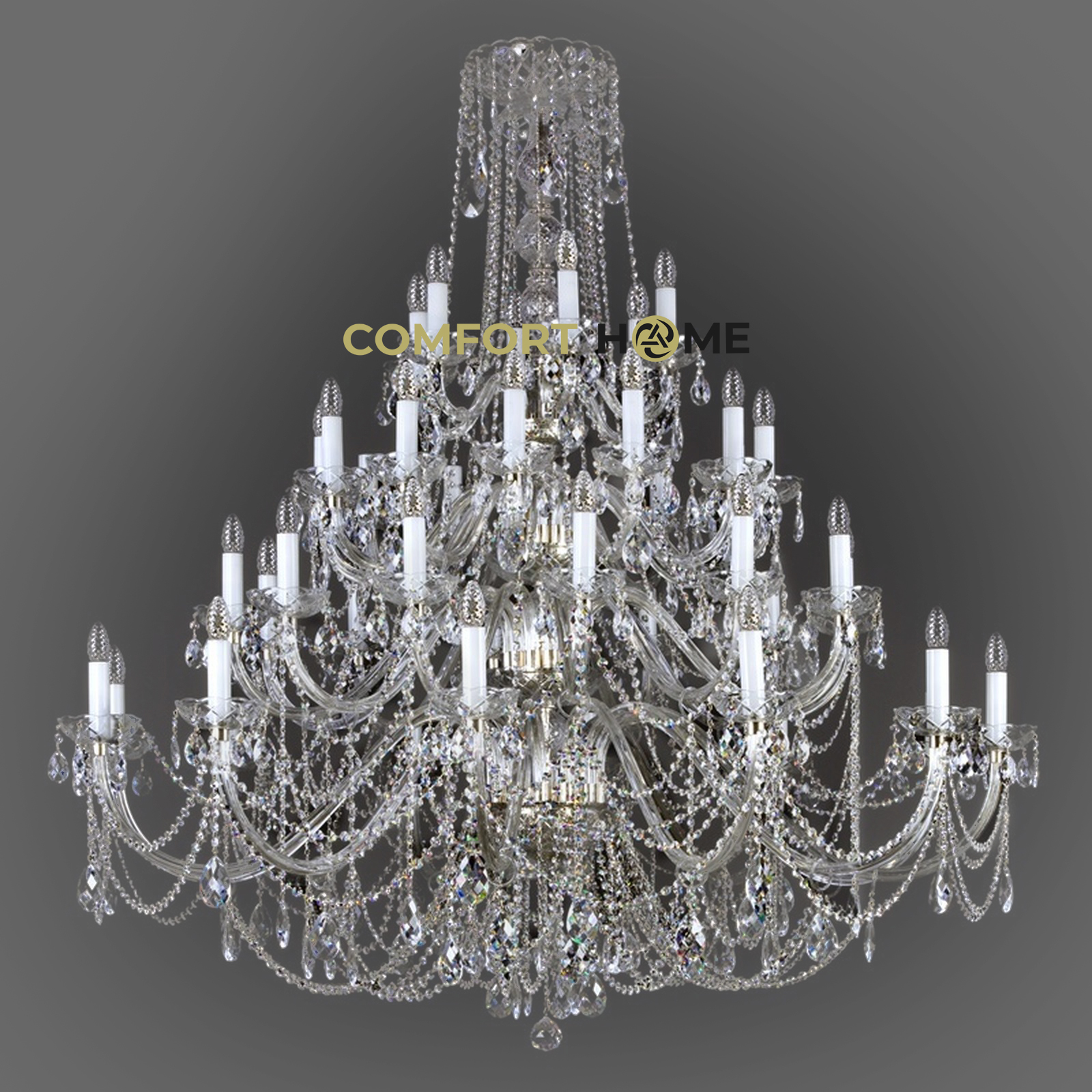 картинка Хрустальные люстры Хрустальная люстра ArtGlass Aurelie 42 nickel CE