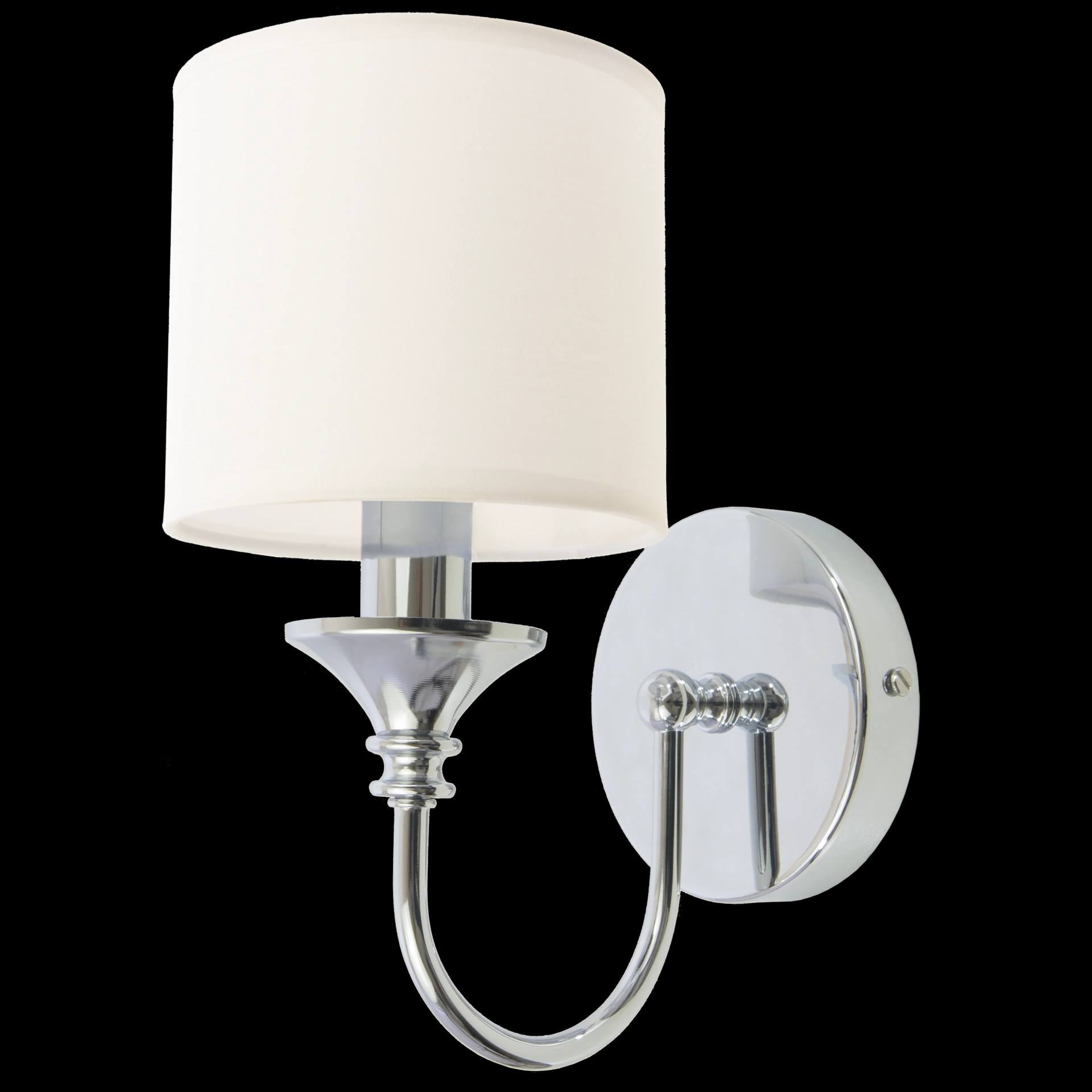 картинка Бра с абажуром Бра CosmoLight Abu Dhabi W01837CH-WH
