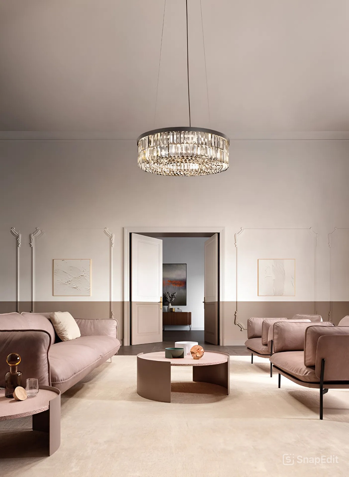 картинка Современные подвесные светильники Подвесной светильник MASIERO Palladio S 10/90/18 RD