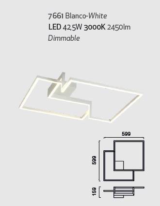 картинка Припотолочные светильники Потолочный светильник MANTRA Boutique 7661 dimmable