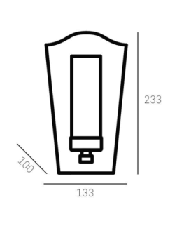 картинка Современные бра Бра CosmoLight Dublin W01162BZ