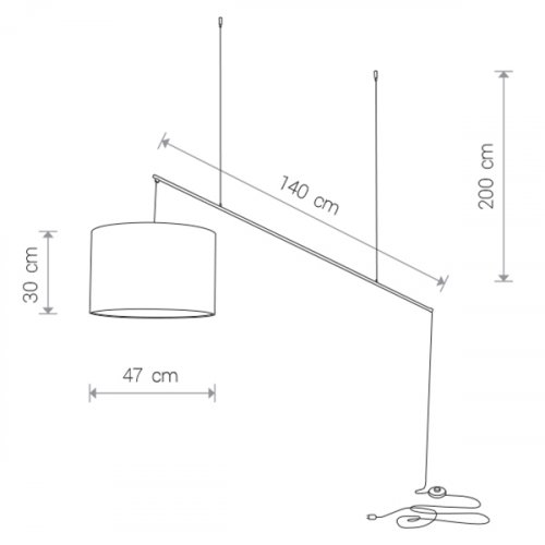 картинка Современные люстры Подвесной светильник Nowodvorski Fishing Rod 9075