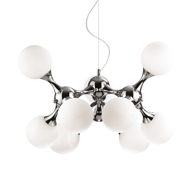 картинка Современные подвесные светильники Подвес Ideal Lux Nodi 082059 SP9 Bianco 