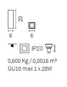 картинка Накладные Точечный светильник Ideal Lux Sky 233765 PL1 H20 Nero 