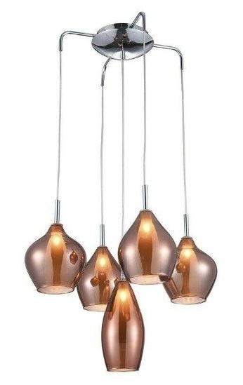 картинка Современные подвесные светильники Подвесной светильник AZZARDO Amber milano 5 AZ3172