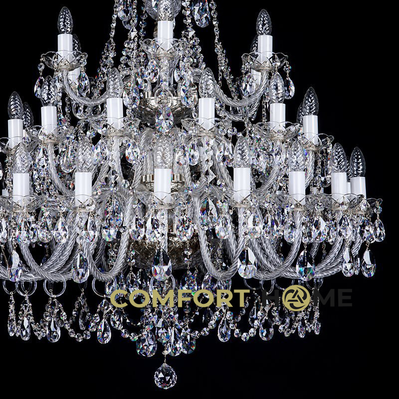 картинка Хрустальные люстры Хрустальная люстра ArtGlass ANDREA XXXVI. NICKEL CE