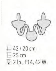 картинка Современные бра Бра KOLARZ Erizzo KAP0023/A2.C.C