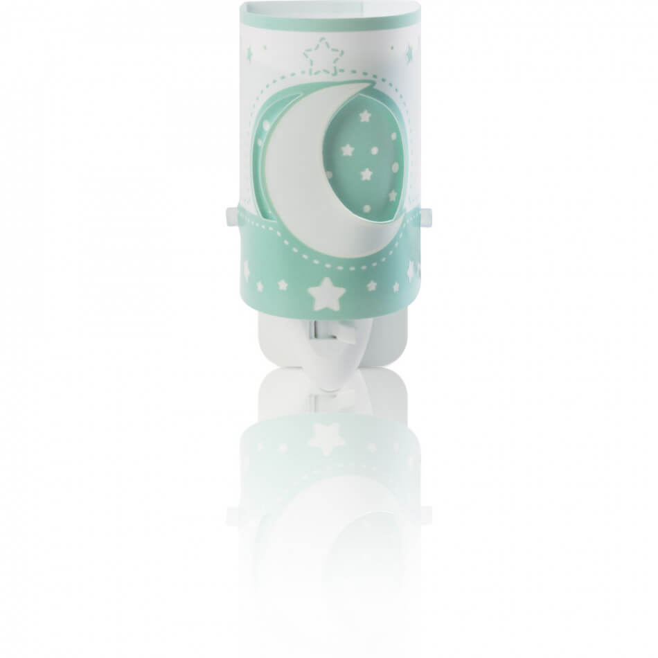 картинка Для детей Ночник (бра) в розетку Dalber Moon Green 63235LH