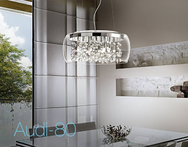 картинка Современные подвесные светильники Подвес Ideal Lux Audi-80 031743 SP5 Trasparente