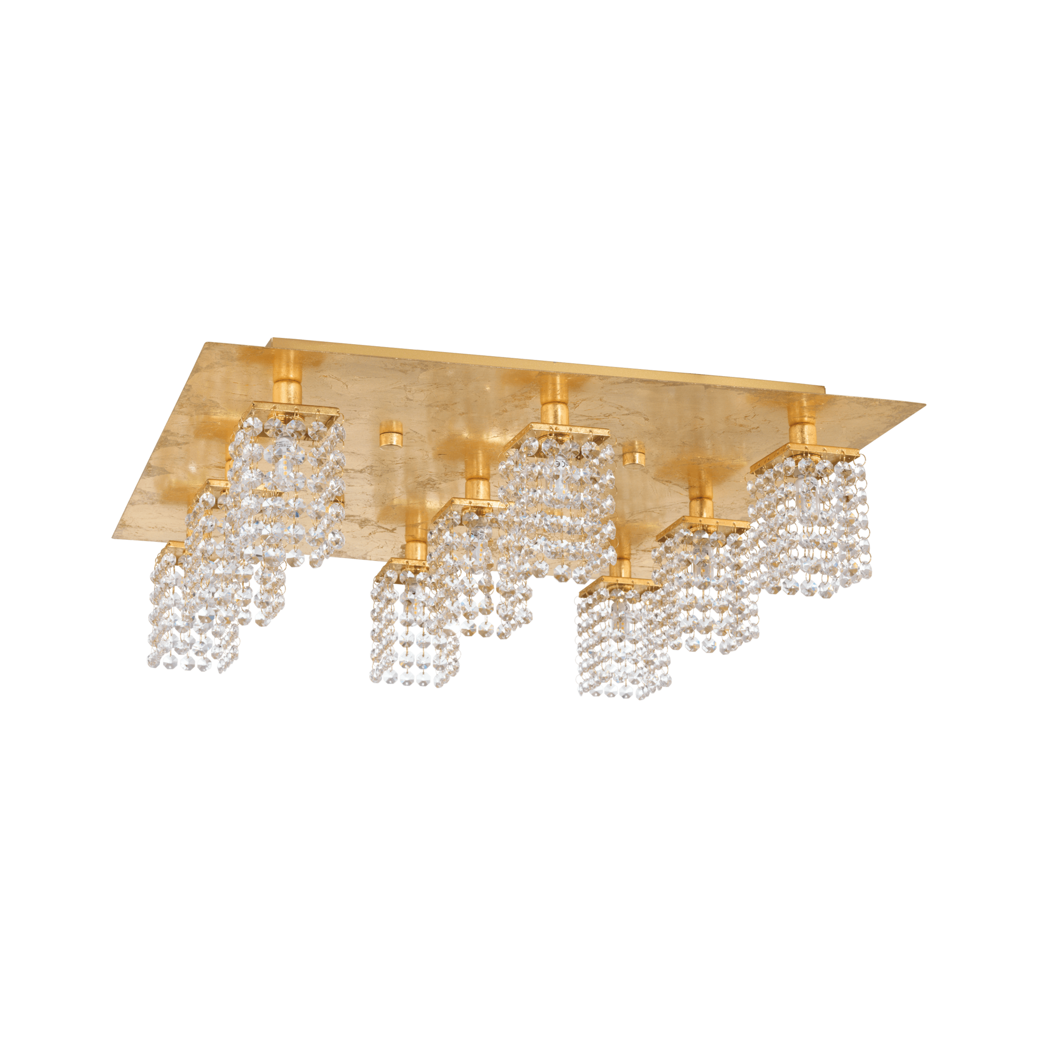 картинка Квадратные Люстра Eglo 97722 Pyton gold