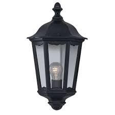 картинка Уличные настенные светильники Уличное бра Searchlight 82505BK Alex