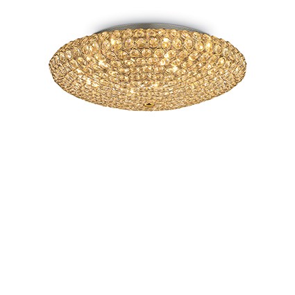 картинка Современные Светильник потолочный Ideal Lux King 073262 PL9 Oro