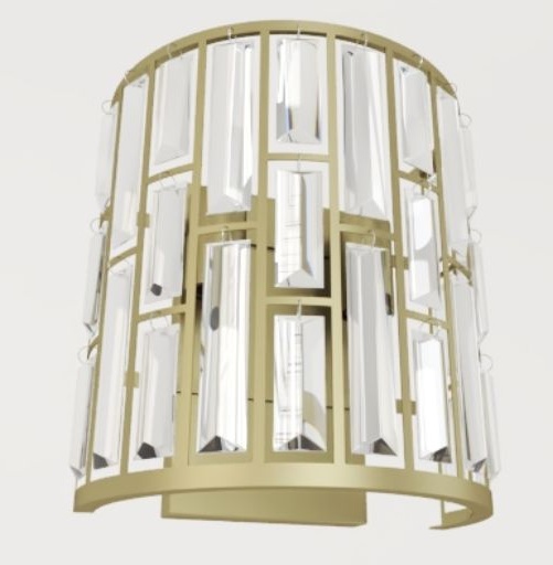 картинка Хрустальные бра Бра CosmoLight Kyiv W02103CP
