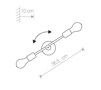 картинка Современные бра Бра Nowodvorski Sticks 6267