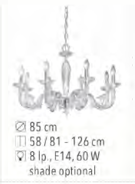 картинка Классические люстры Люстра KOLARZ Contarini 0299.88.3