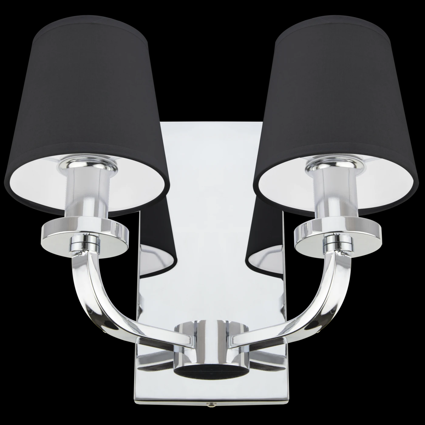 картинка Бра с абажуром Бра CosmoLight London W02503CH-BK