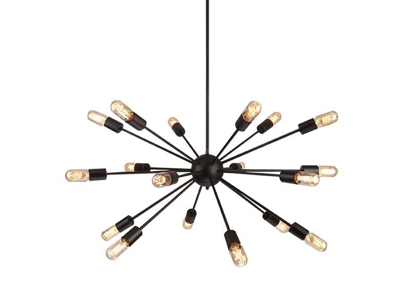 картинка Современные люстры Люстра Azzardo Orbit 40446-18 BK AZ1657