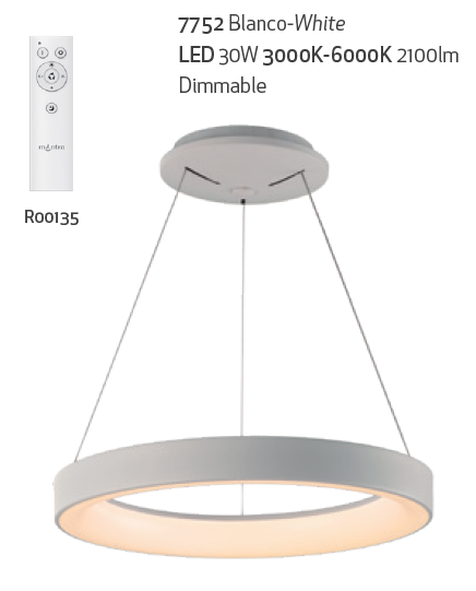 картинка Современные подвесные светильники Подвесной светильник MANTRA Niseko 7752 dimmable