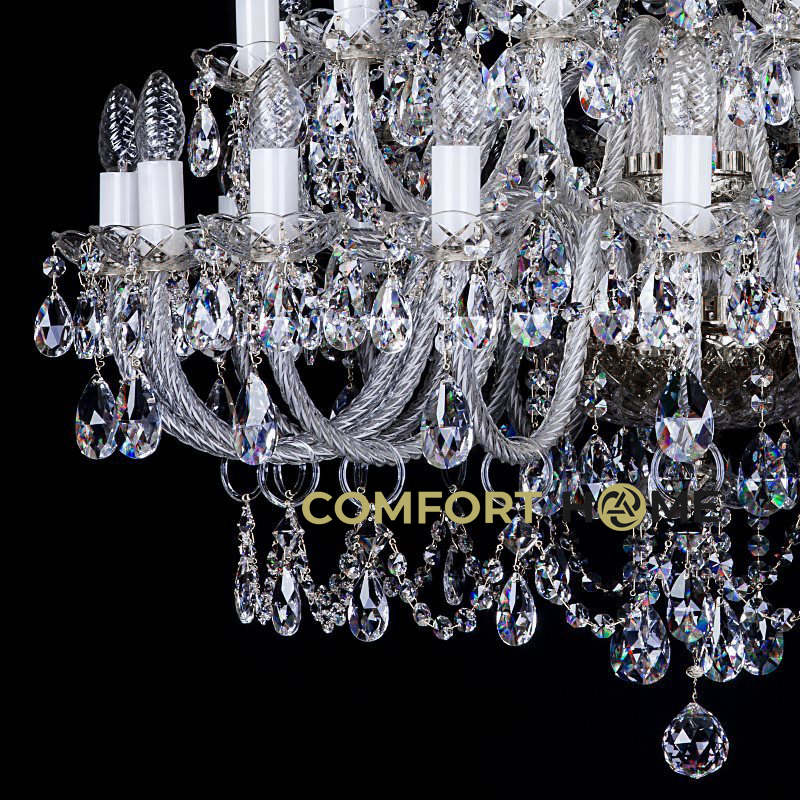 картинка Хрустальные люстры Хрустальная люстра ArtGlass ANDREA XXXVI. NICKEL CE
