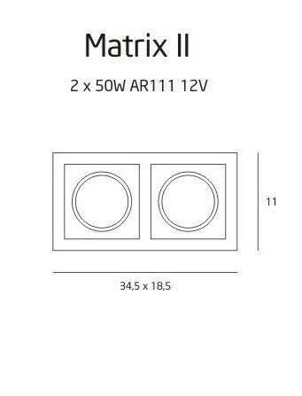 картинка Врезные Врезной светильник Maxlight Matrix H0049