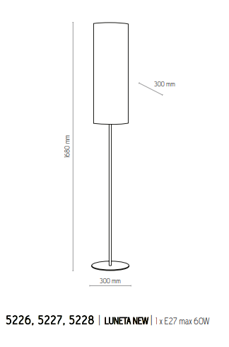 картинка Современные торшеры Торшер TK Lighting Luneta New 5228