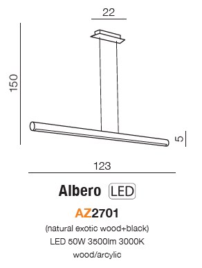 картинка Современные подвесные светильники Подвесной светильник AZZARDO Albero AZ2701