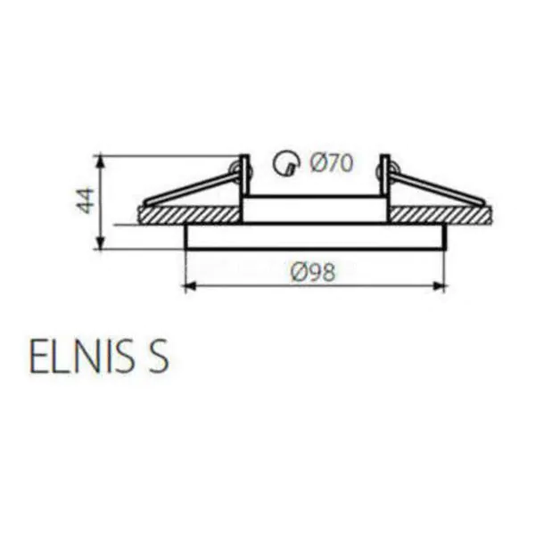 картинка Врезные Врезной светильник ELNIS S W Kanlux 27800