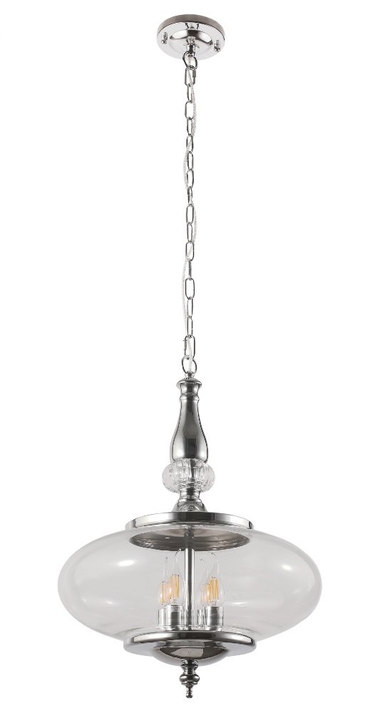 картинка Современные люстры Люстра Crystal Lux MIEL SP4 CHROME