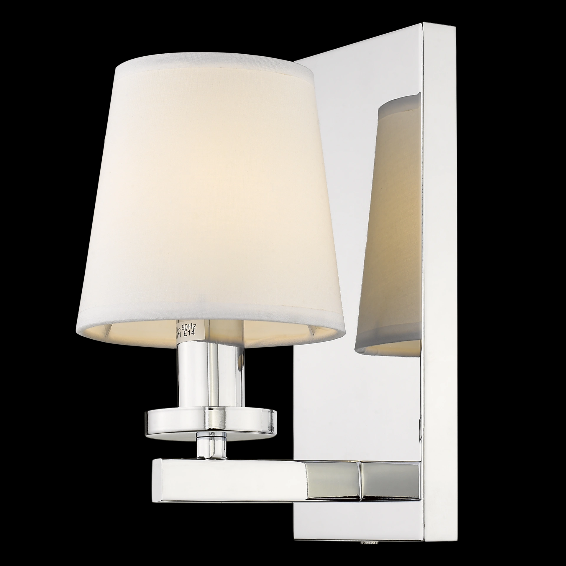 картинка Бра с абажуром Бра CosmoLight London W01014CH-WH